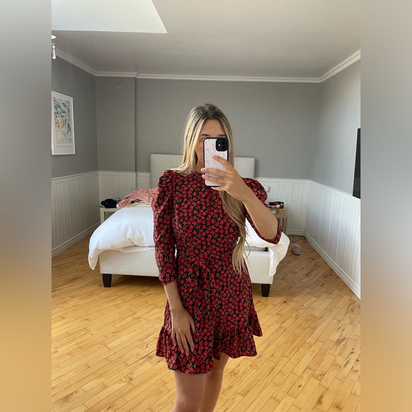 Asos floral red dress - Picture 4 of 5
